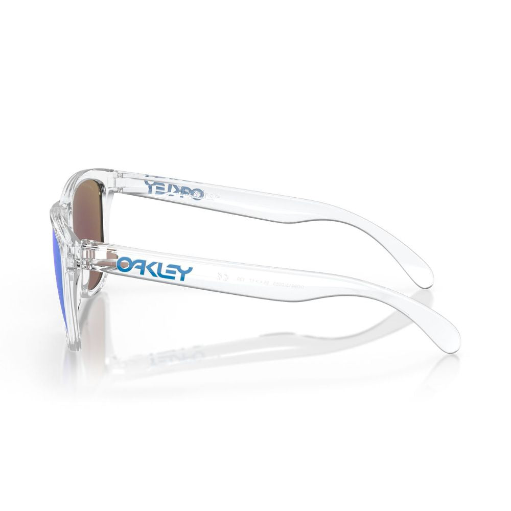 Oakley Frogskins Sunglasses - Crystal Clear w/ Prizm Sapphire