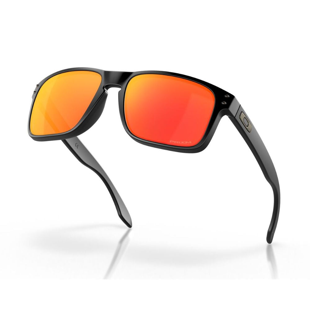 Oakley Holbrook Sunglasses - Matt Black w/ Prizm Ruby