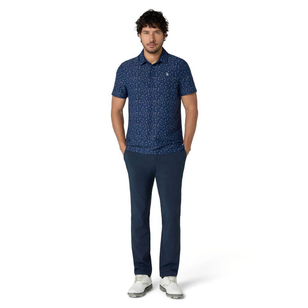 Original Penguin Archive Golf Flag Printed Men's Golf Polo 2026 - OGKFG031-404