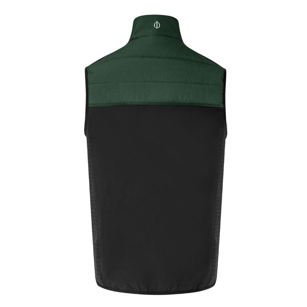 Oscar Jacobson Baynes Mens Thermal Golf Gilet 2025 - Pineneedle