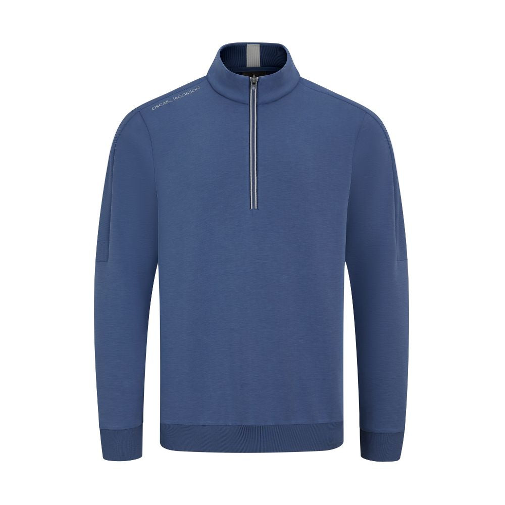 Oscar Jacobson Drew Men's Pullover Golf Top 2026 - Savoy Blue Savoy Blue M