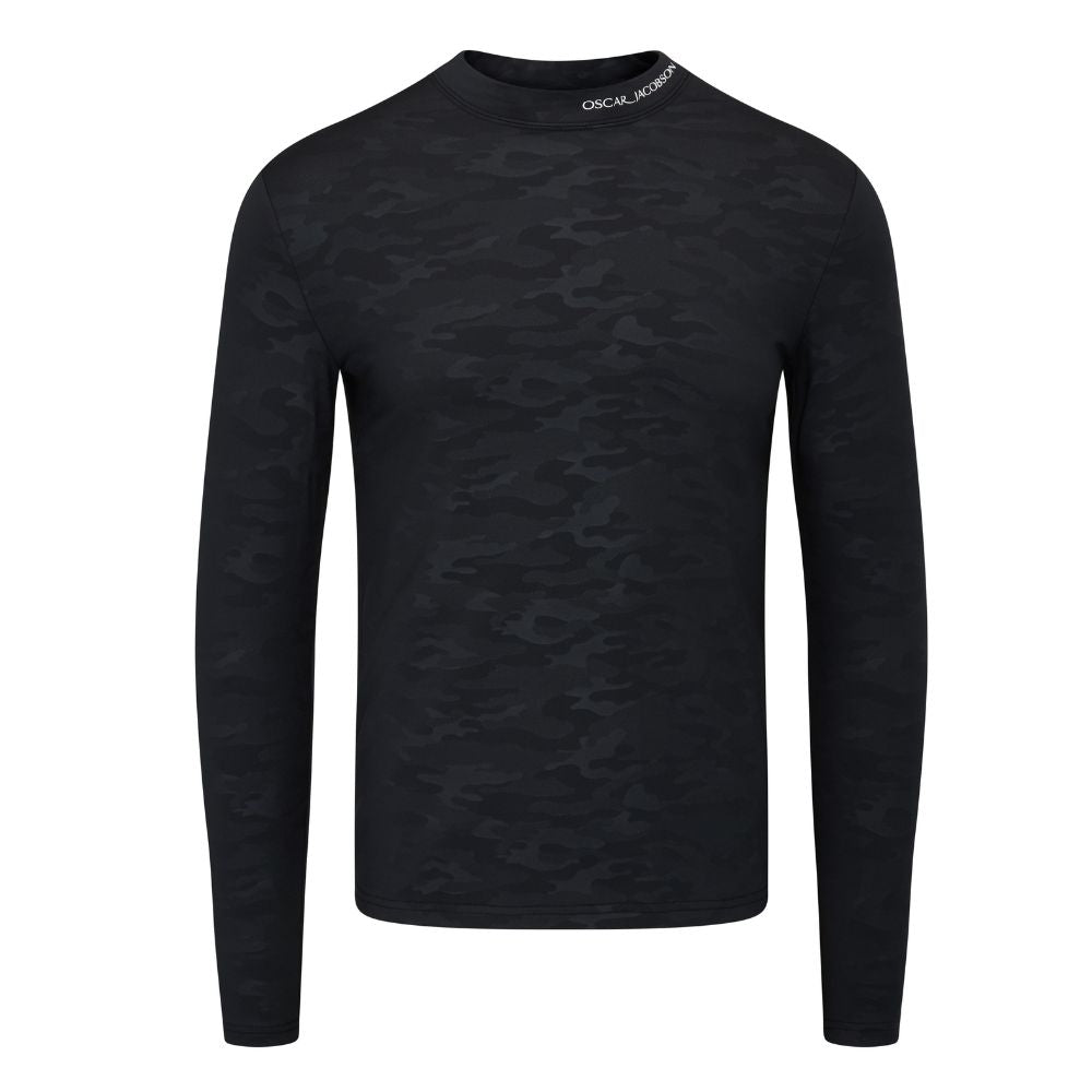 Oscar Jacobson Hampton Mens Golf Baselayer 2025 - Black Black M