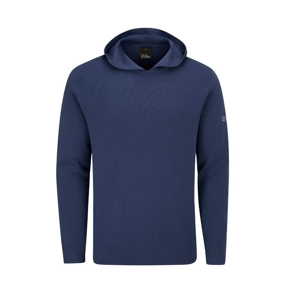 Oscar Jacobson Kennedy Men's Pullover Golf Hoodie 2026 - Savoy Blue Navy M