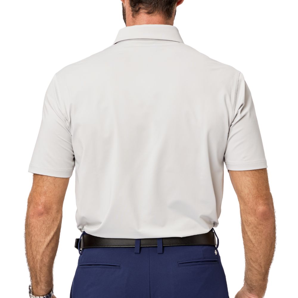Oscar Jacobson Bullock Tour Men's Golf Polo Shirt 2026 - Aluminium