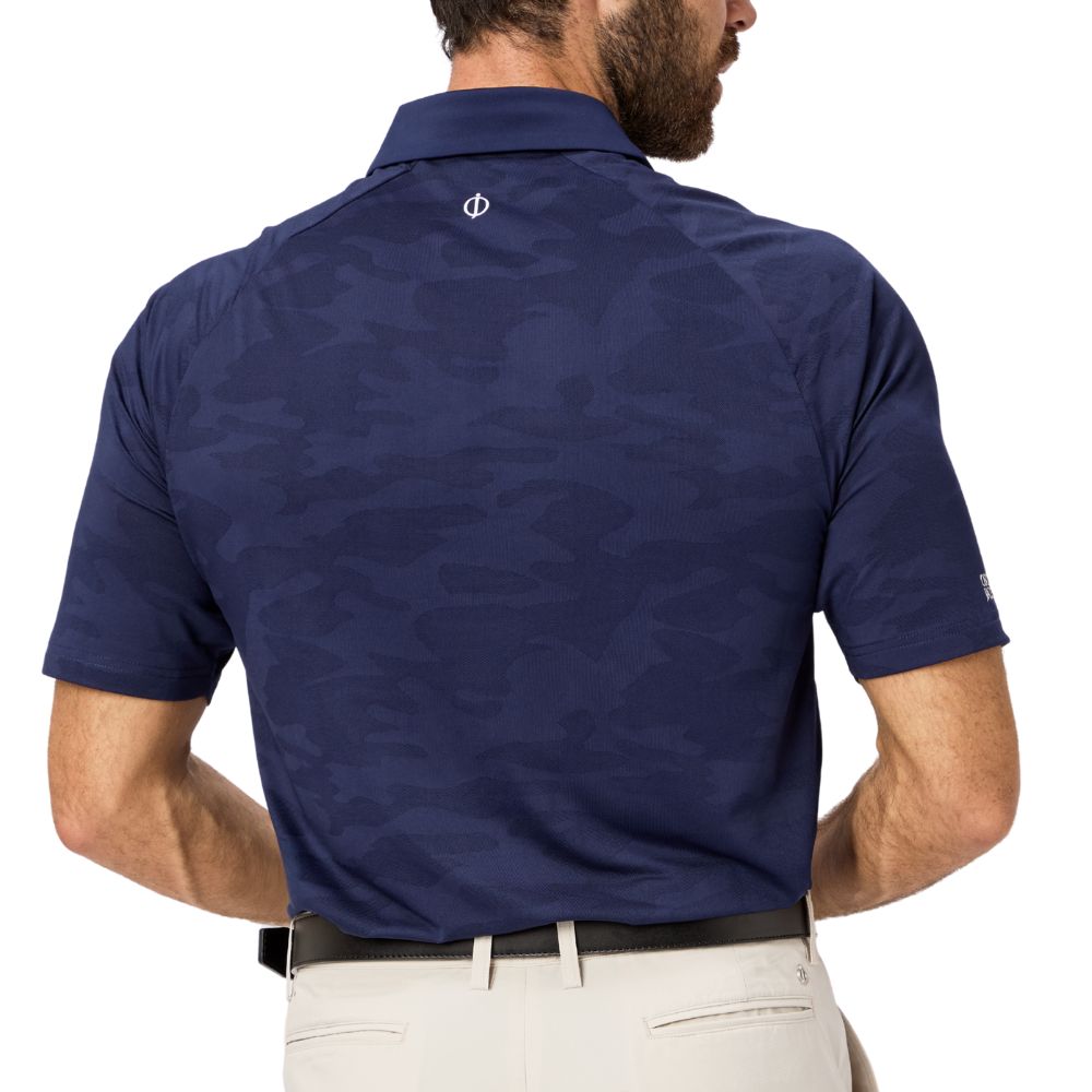 Oscar Jacobson Herald Men's Golf Polo Shirt 2026 - Navy