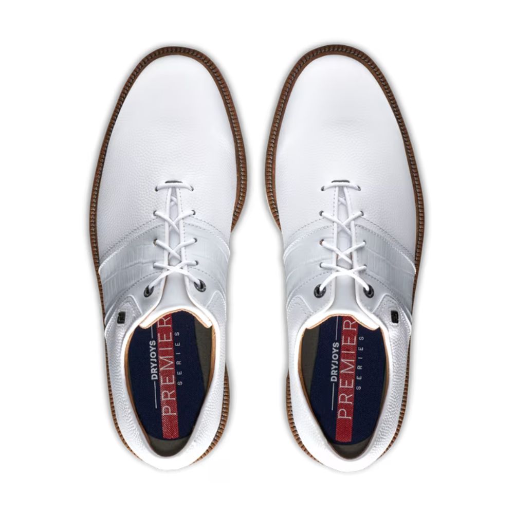 FootJoy Premiere Series Packard Spiked Golf Shoes 53908 - White
