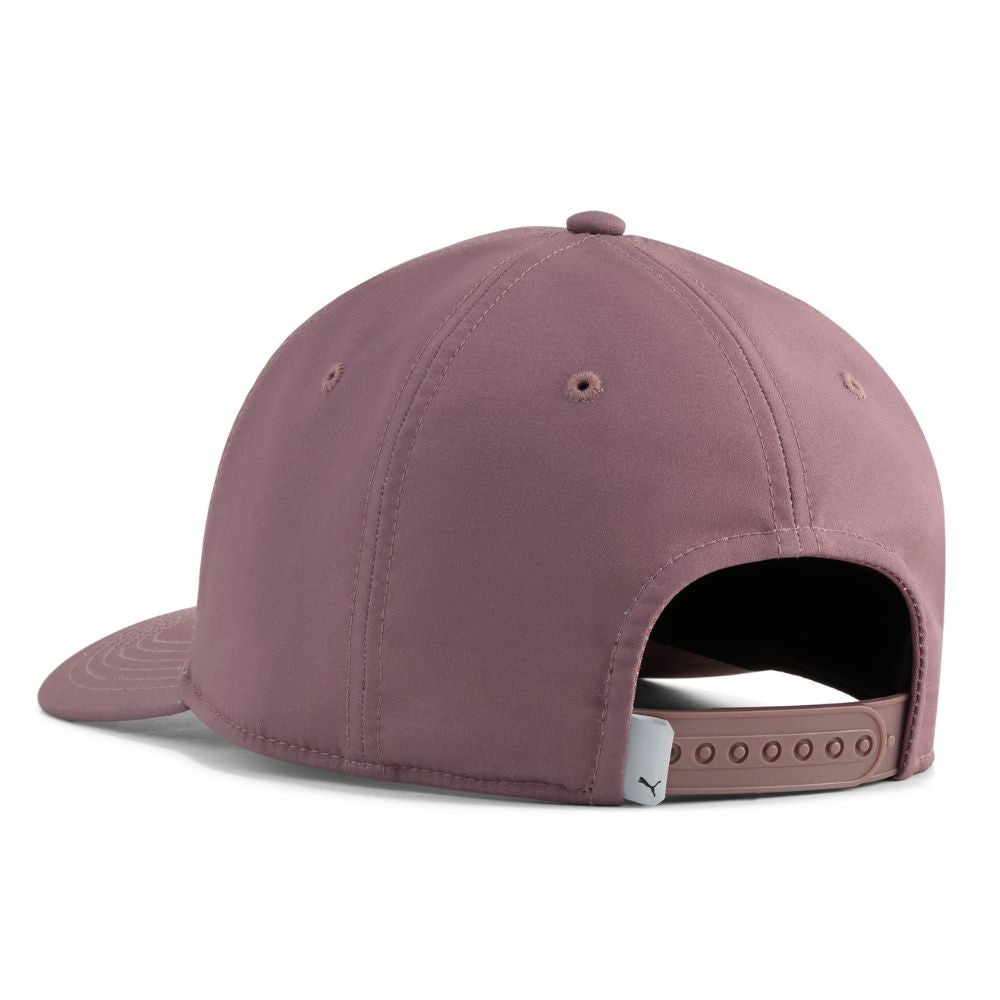 PUMA Heritage P Tech Men's Golf Cap 2026 - Rich Cocoa / Warm White