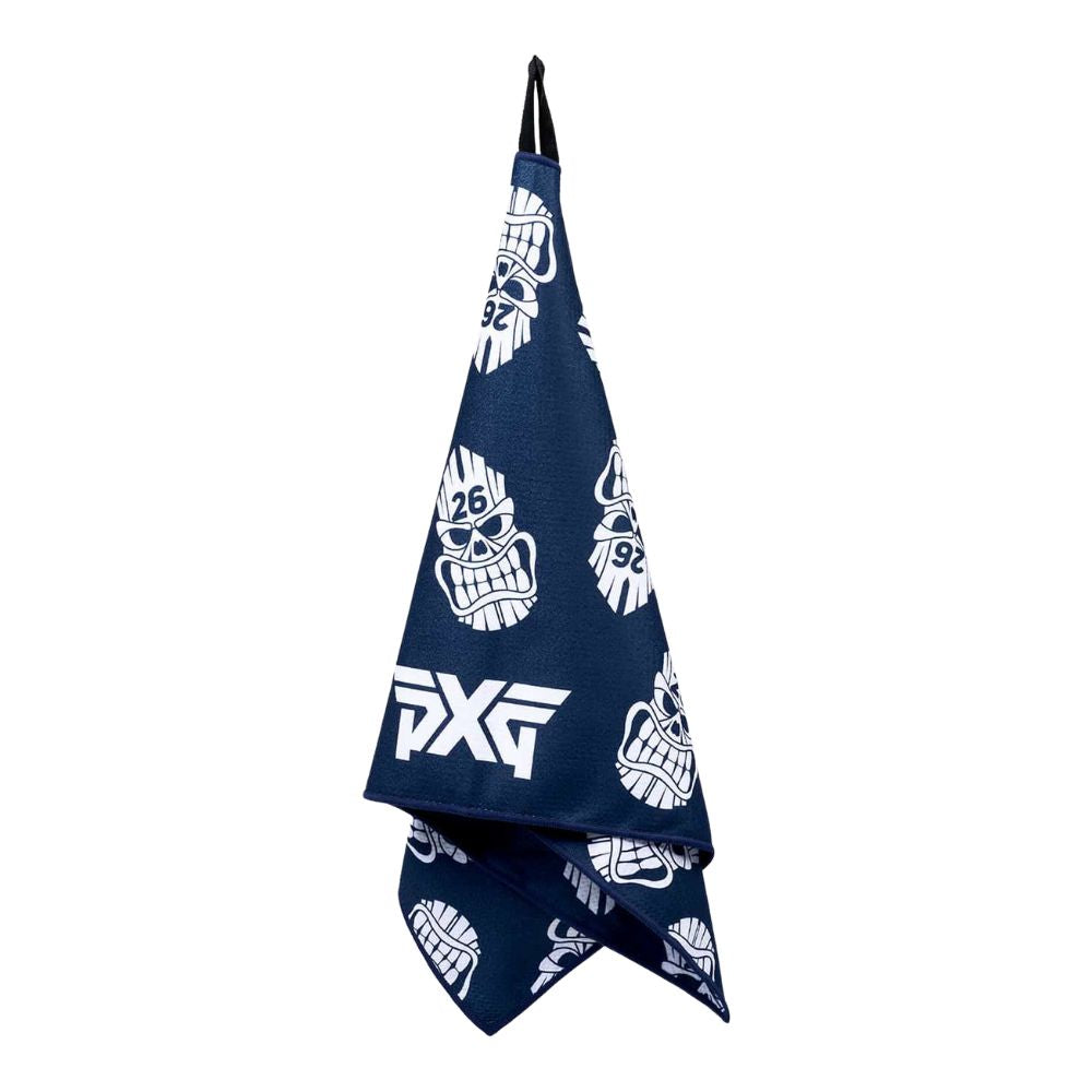 PXG Darkness Tiki Skull Players Golf Towel 2025