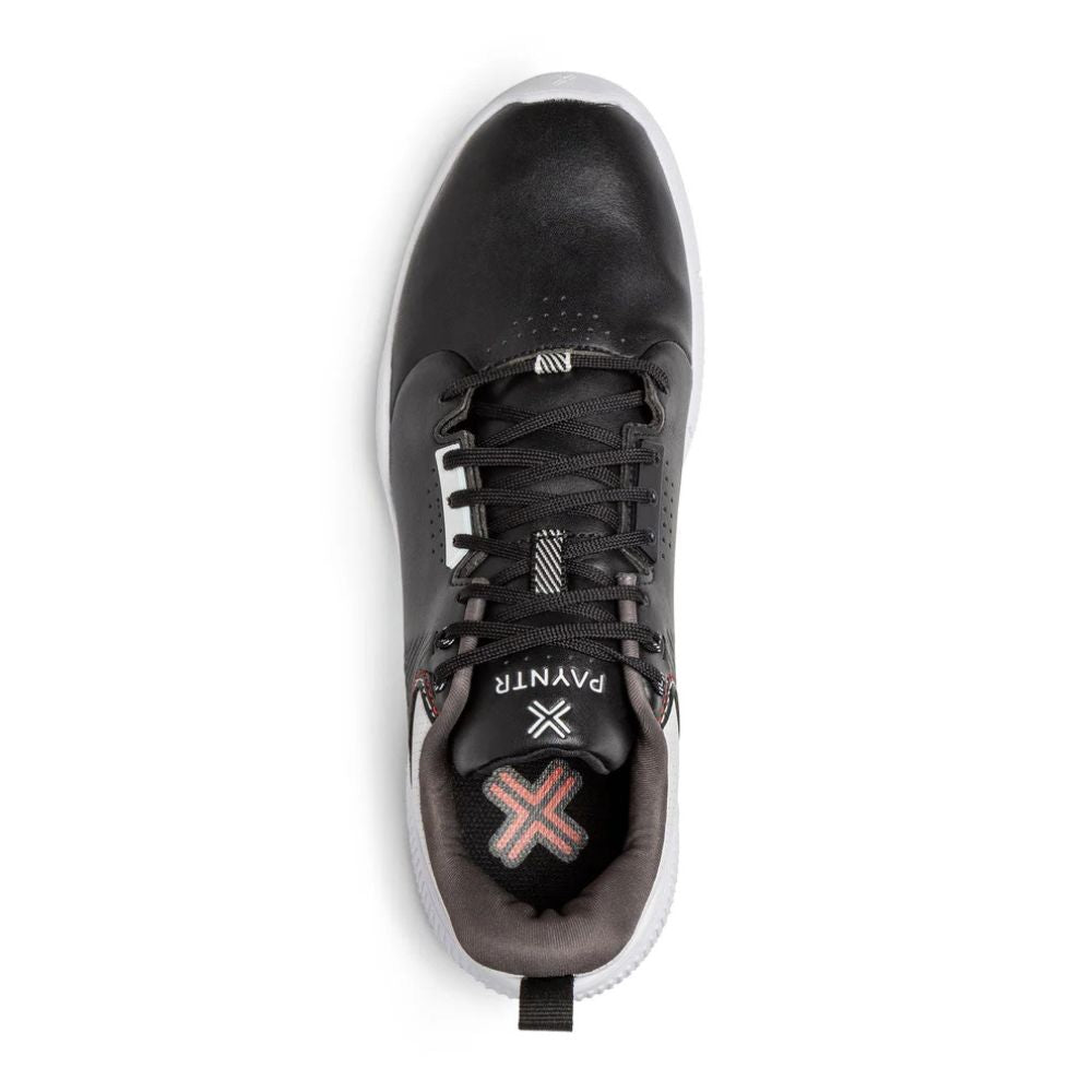 Payntr X 003 Mens Spikeless Golf Shoes - Black / White