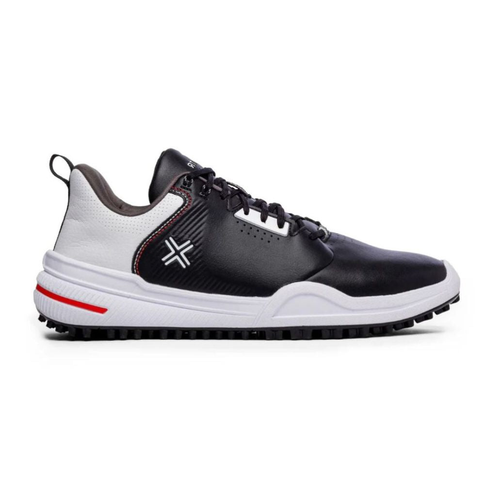 W&H Men's Viper - Python Golf Shoes in Black