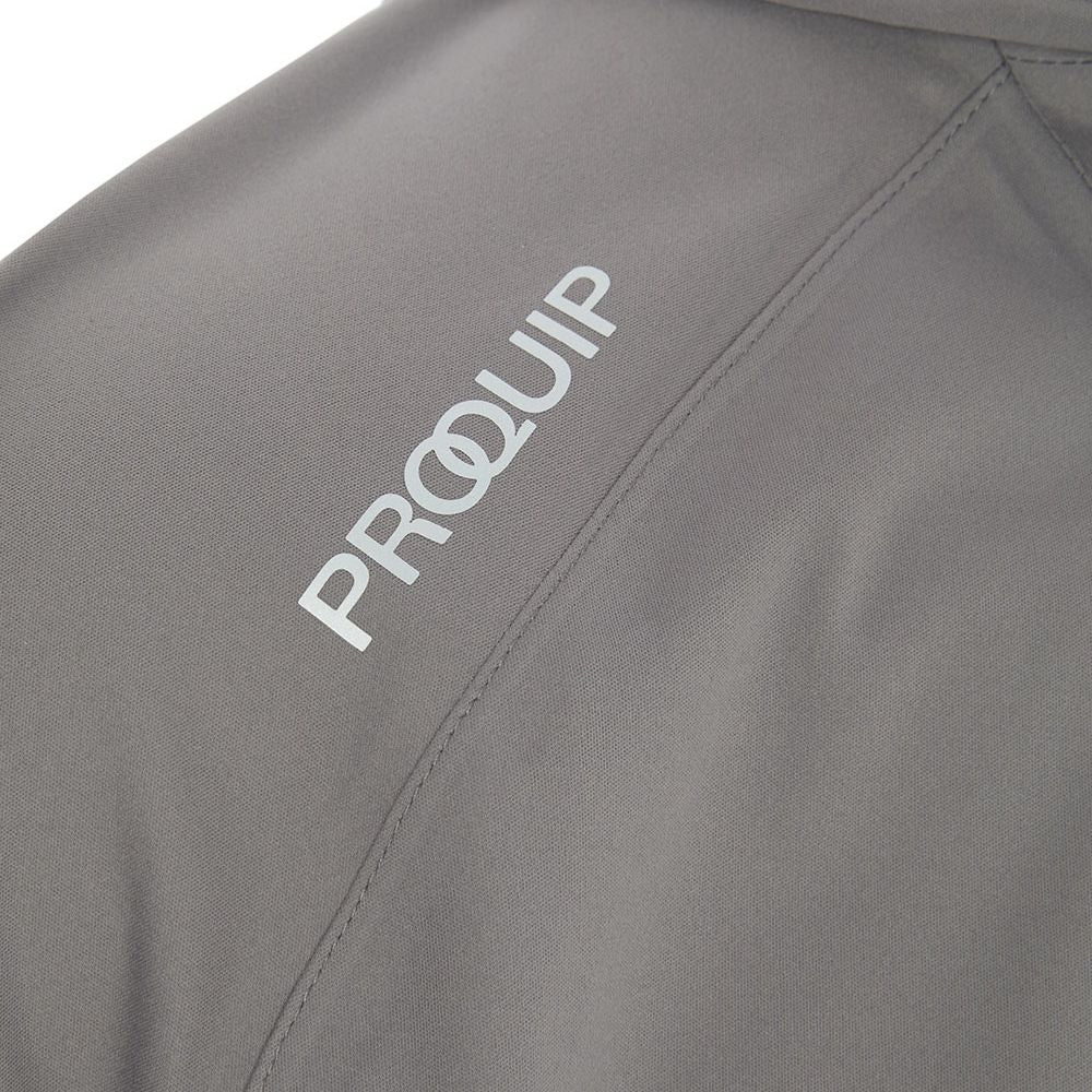 ProQuip Propac Lite Packable Waterproof Hooded Golf Jacket - Quiet Shade / Black