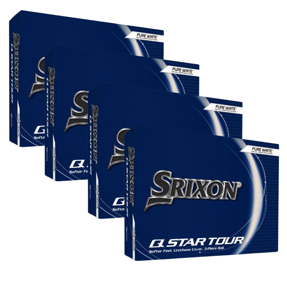Srixon Q Star Tour Golf Balls 2024 White 4 For 3 Offer Major Golf