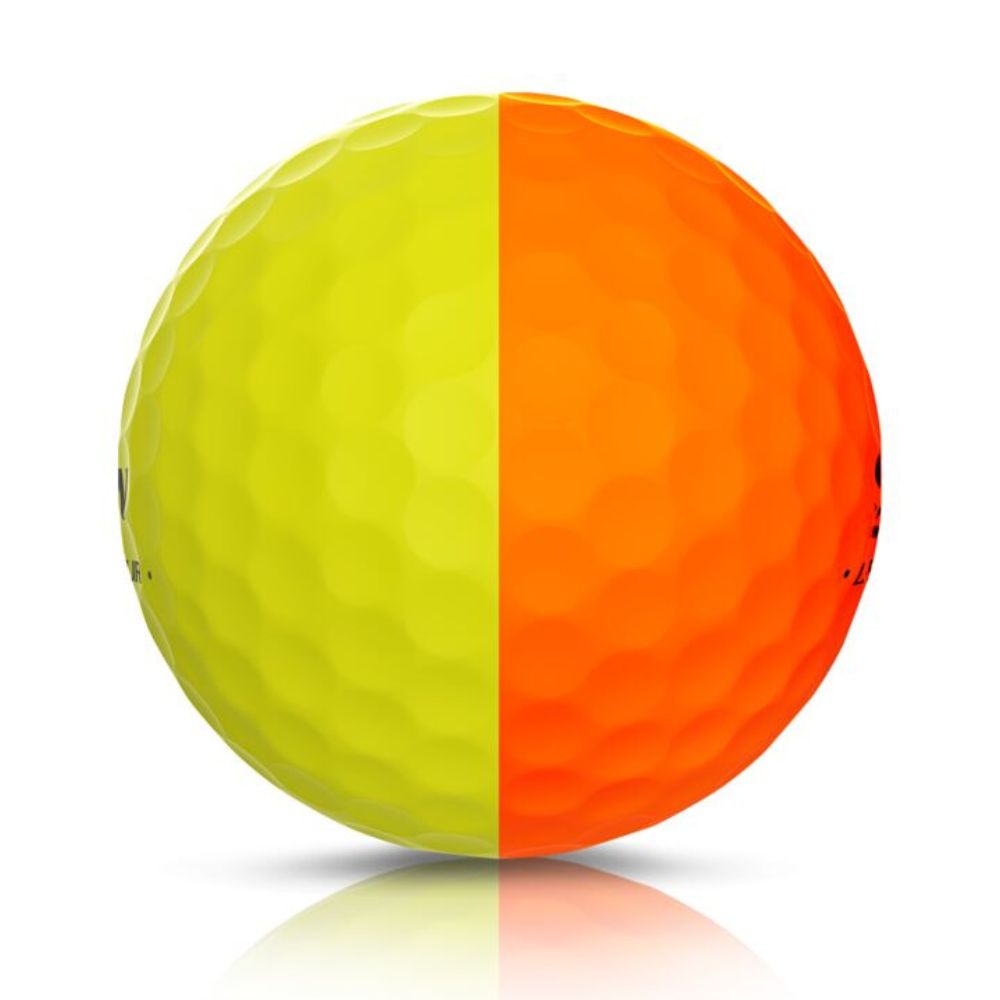 Srixon Q Star Tour Divide Golf Balls - Yellow Orange