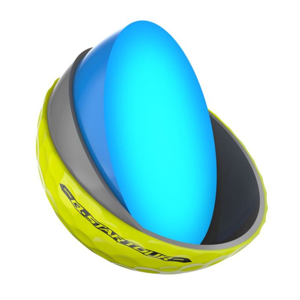 Srixon Q Star Tour Golf Balls - Yellow