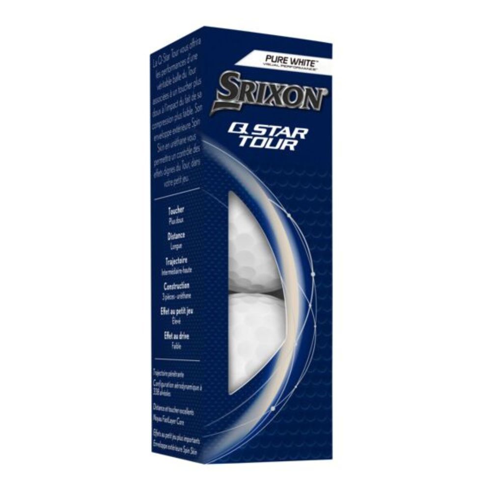 Srixon Q Star Tour Golf Balls 2 Dozen Pack - White Personalised