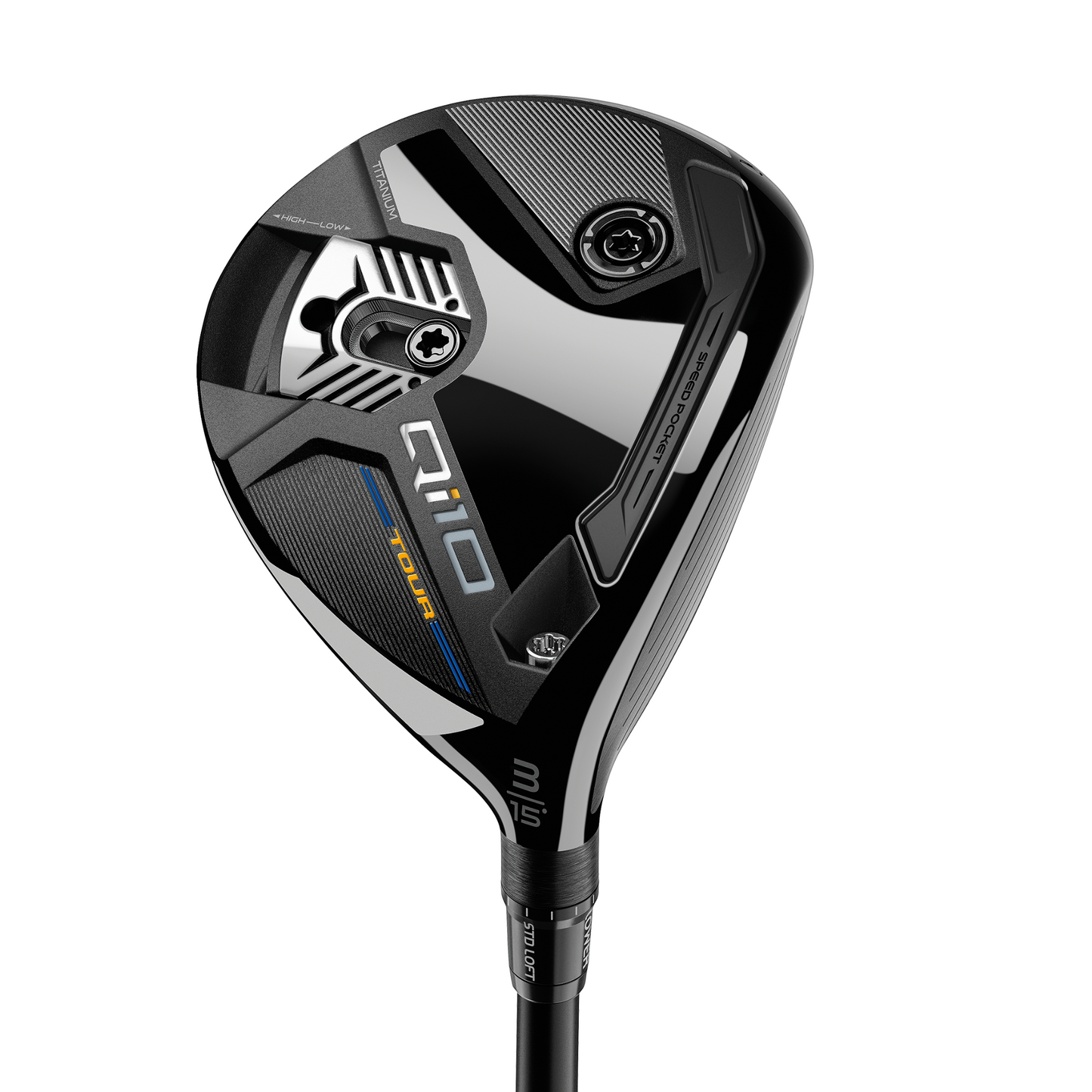 TaylorMade Golf Qi10 Tour Fairway Wood 2024 3 Wood Stiff Flex Mitsubishi Tensei AV Limited Blue 75 Right Hand