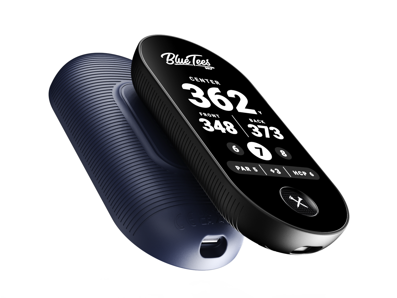 Blue Tees Ringer Handheld Golf GPS Device