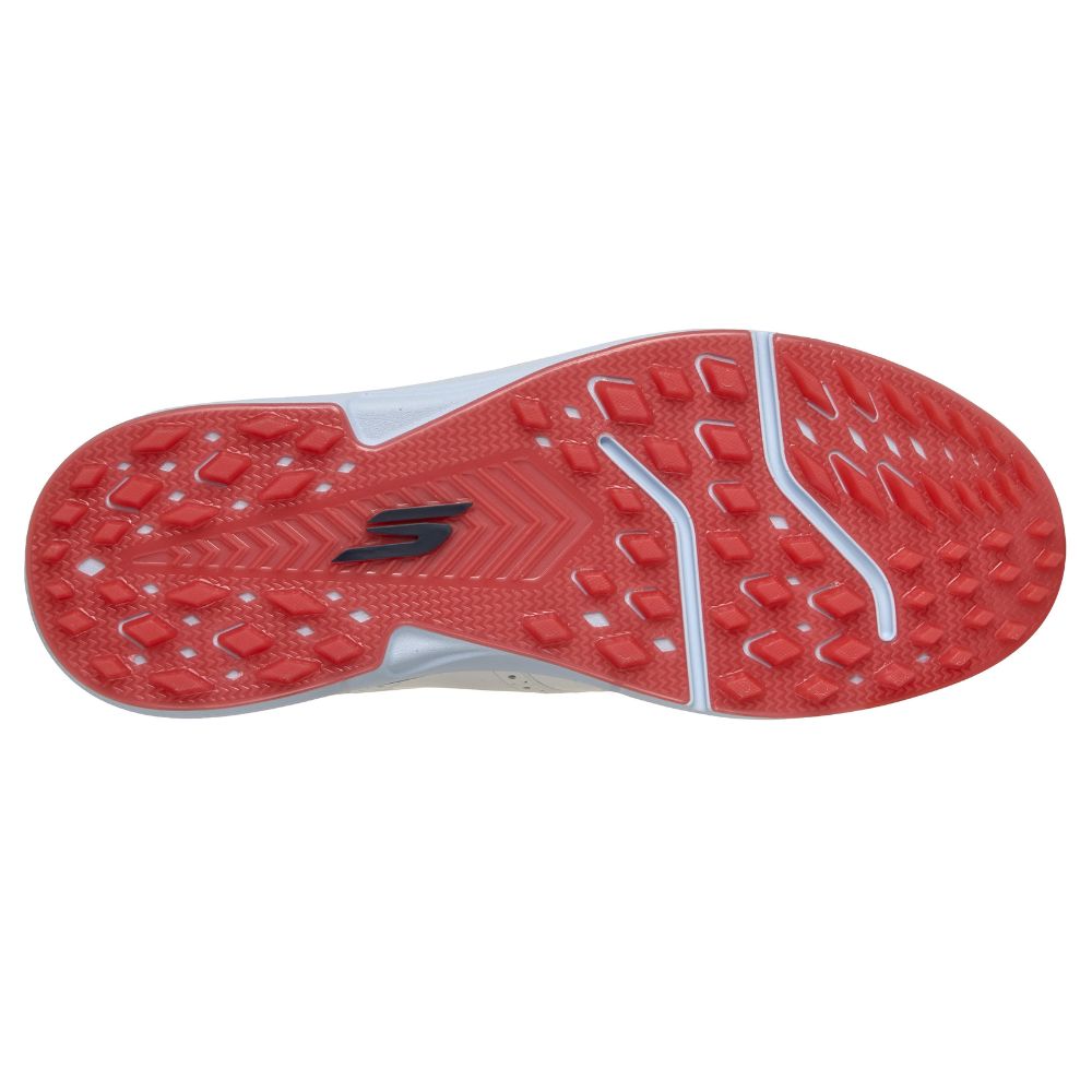 Skechers Prestige Spikeless Golf Shoes 2026 - 214126 - White / Navy / Red