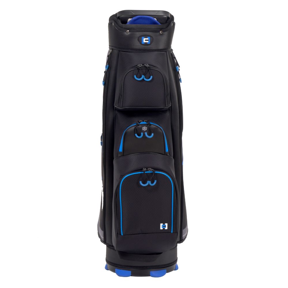 Cube Golf 14 Way Deluxe Cart Bag - Black / Blue