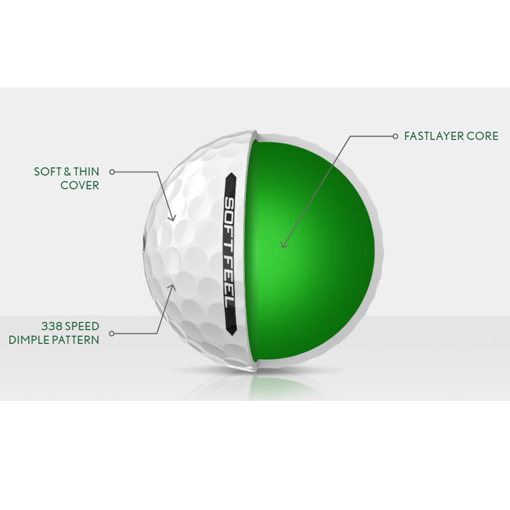 Srixon Soft Feel Golf Balls - 4 For 3 Offer   