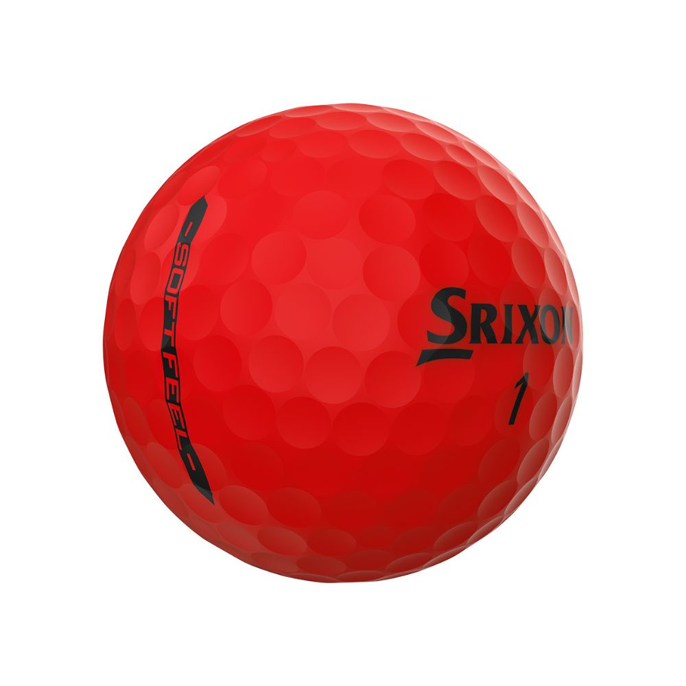 Srixon Soft Feel Brite Golf Balls 2025 - Red
