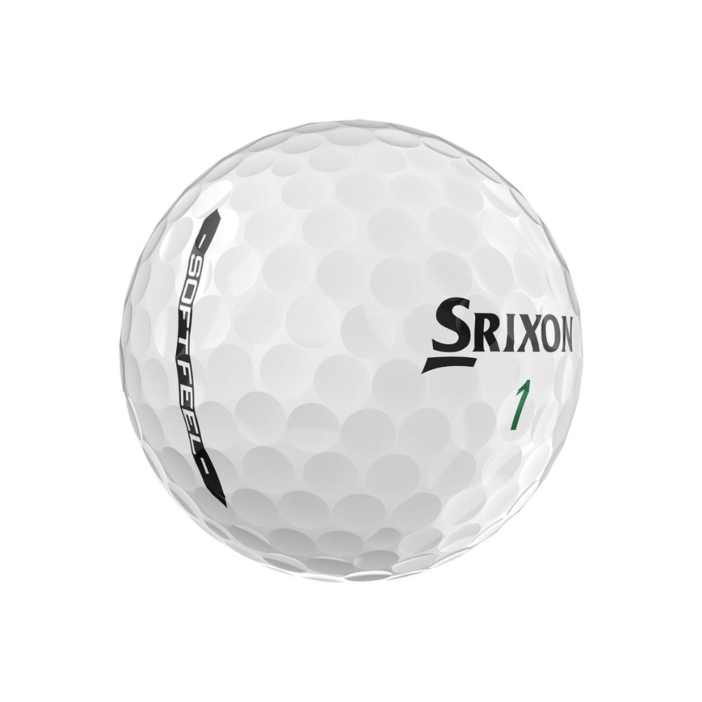 Srixon Soft Feel Golf Balls 2 Dozen Pack - White Personalised