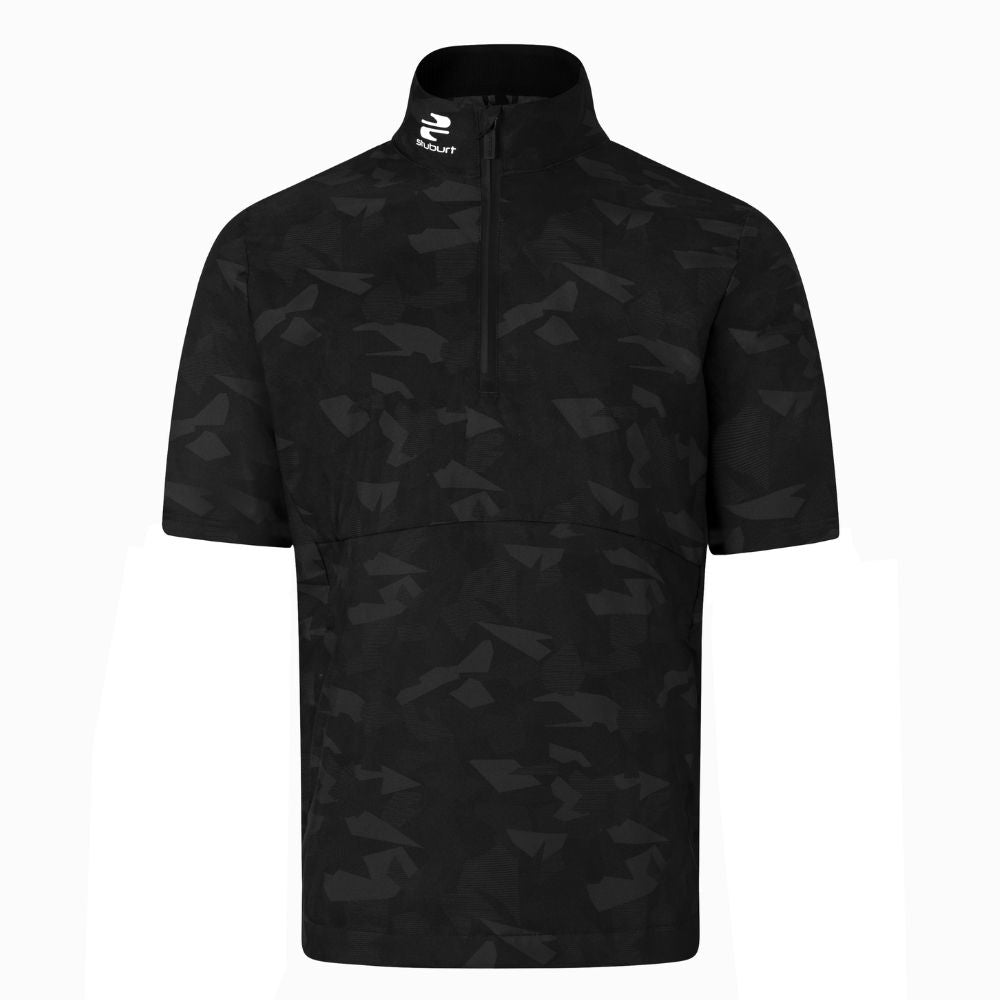 Stuburt Raven Showerproof Short Sleeve Golf Jacket 2025 - Black Black M