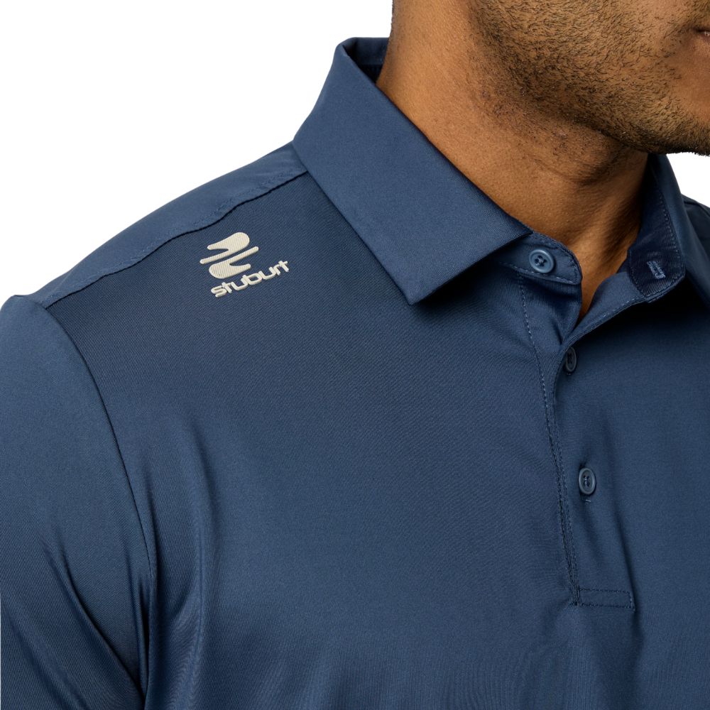 Sturburt Urban Performance Men's Golf Polo Shirt 2026 - Steel Blue