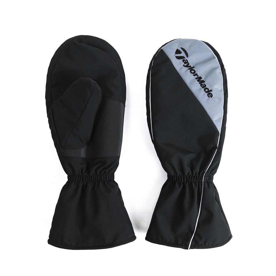 TaylorMade Golf Cart Winter Mittens Pairs - Black Black