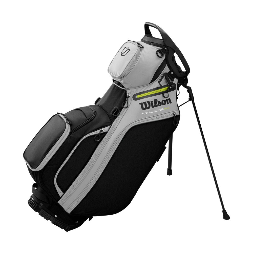 Wilson Golf Talus Hybrid Stand Bag 2025 - Black / Grey / Yellow Black / Grey / Yellow