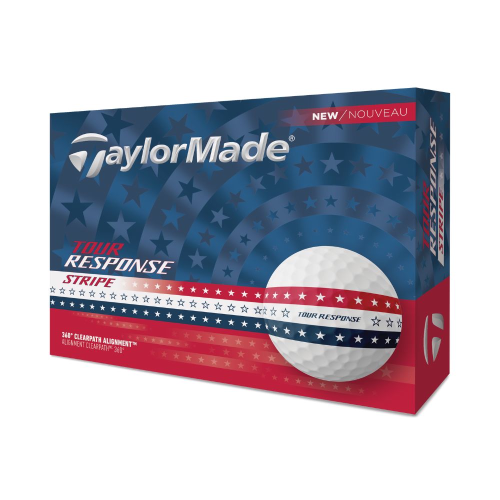 TaylorMade Tour Response Stripe Golf Balls 2025 - USA