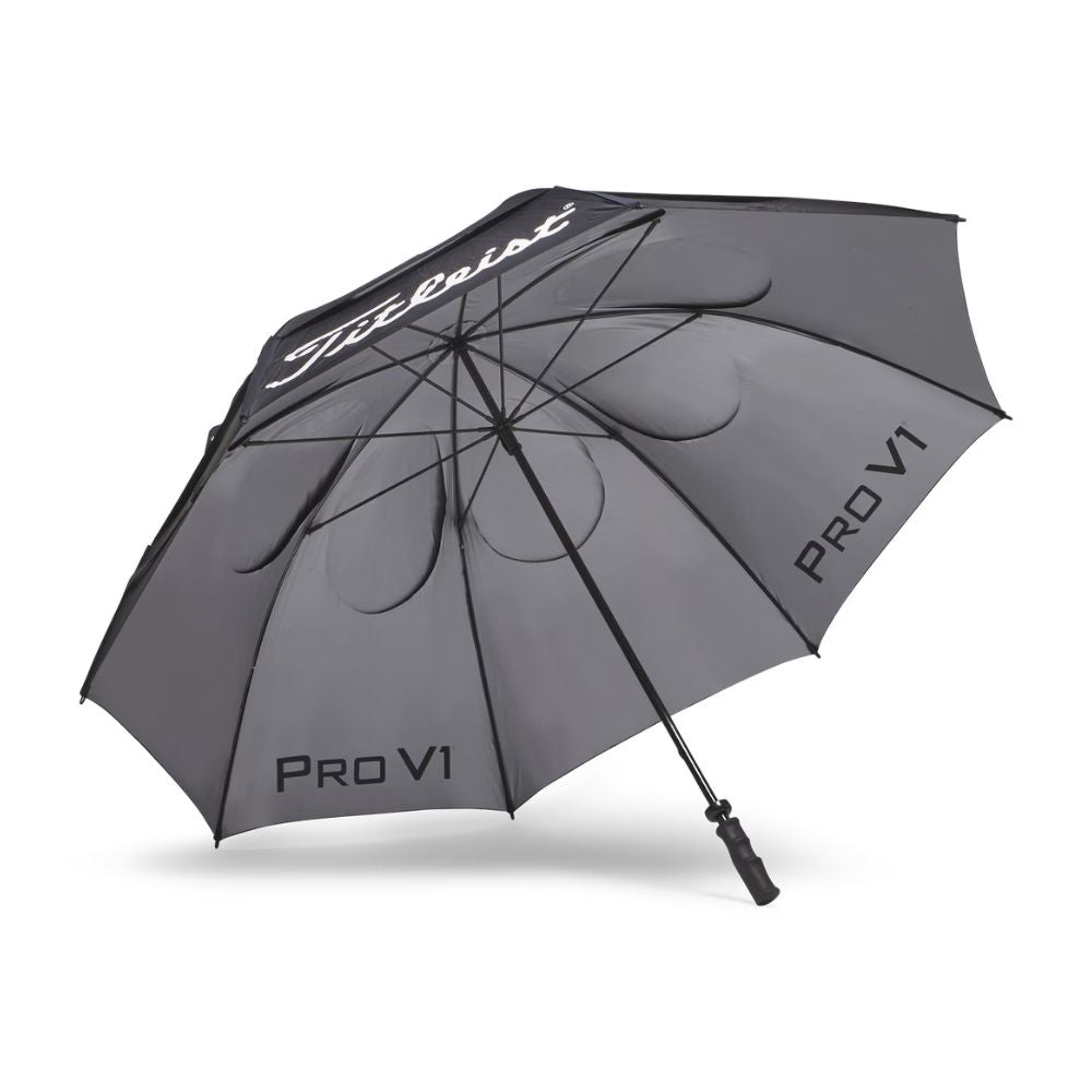 Titleist Tour Double Canopy Umbrella - Black / White