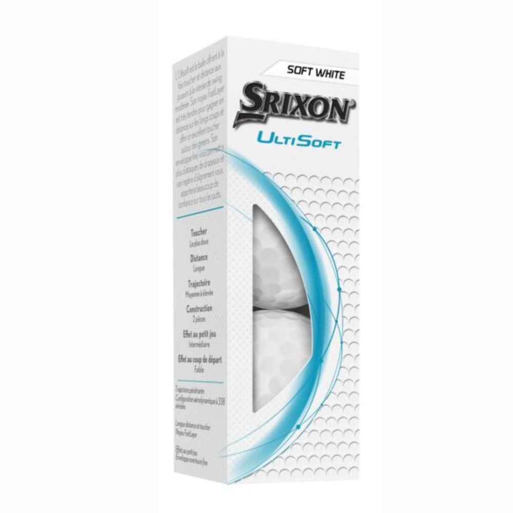 Srixon Ultisoft Gen 5 Golf Balls 2 Dozen Pack - White Personalised