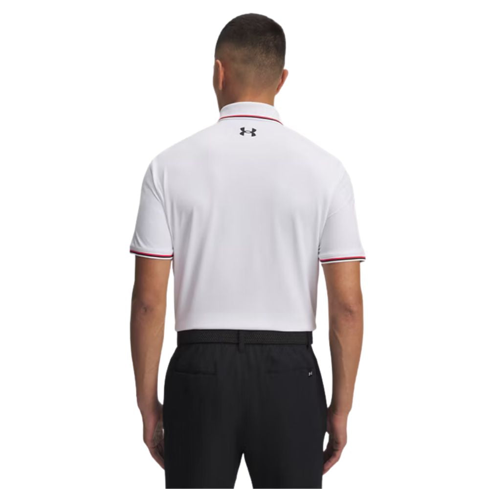Under Armour Playoff 3.0 Rib Mens Golf Polo Shirt 2025 - 1388156-102