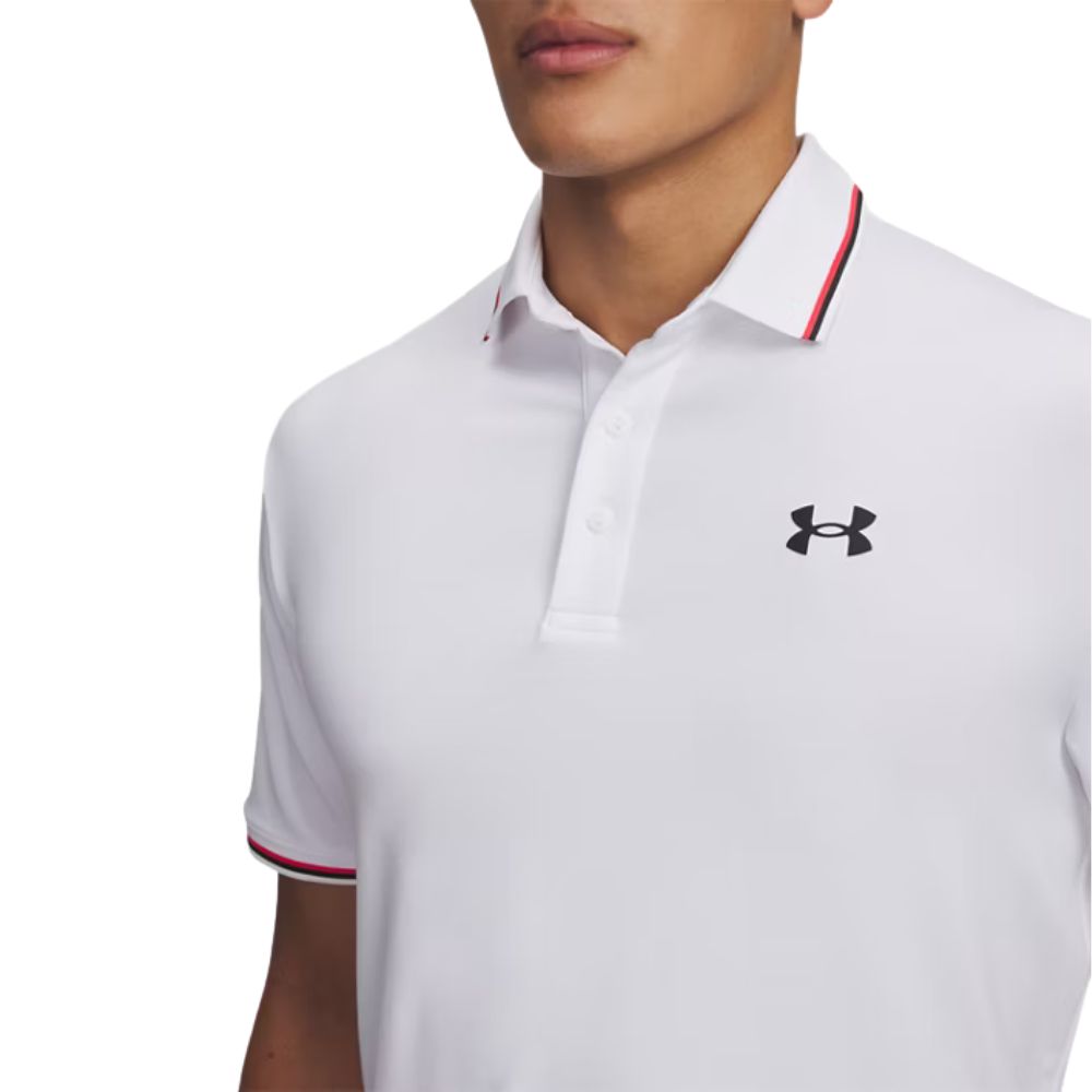 Under Armour Playoff 3.0 Rib Mens Golf Polo Shirt 2025 - 1388156-102