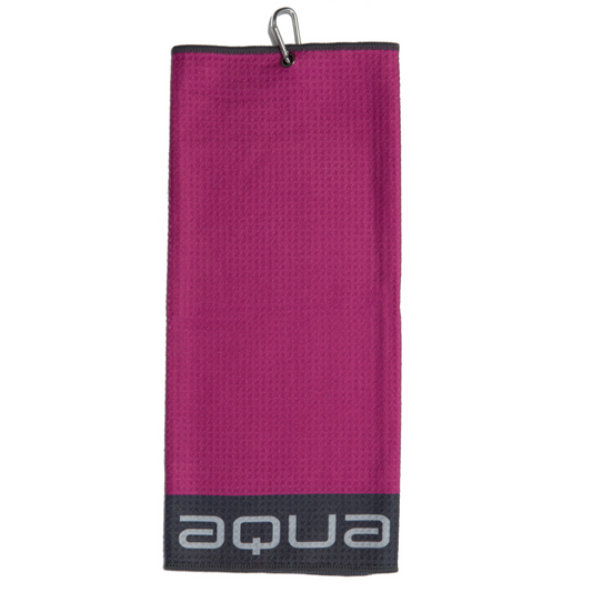 Big Max Aqua Tour Trifold Towel - Fuchsia Charcoal 2024 Fuchsia / Charcoal  
