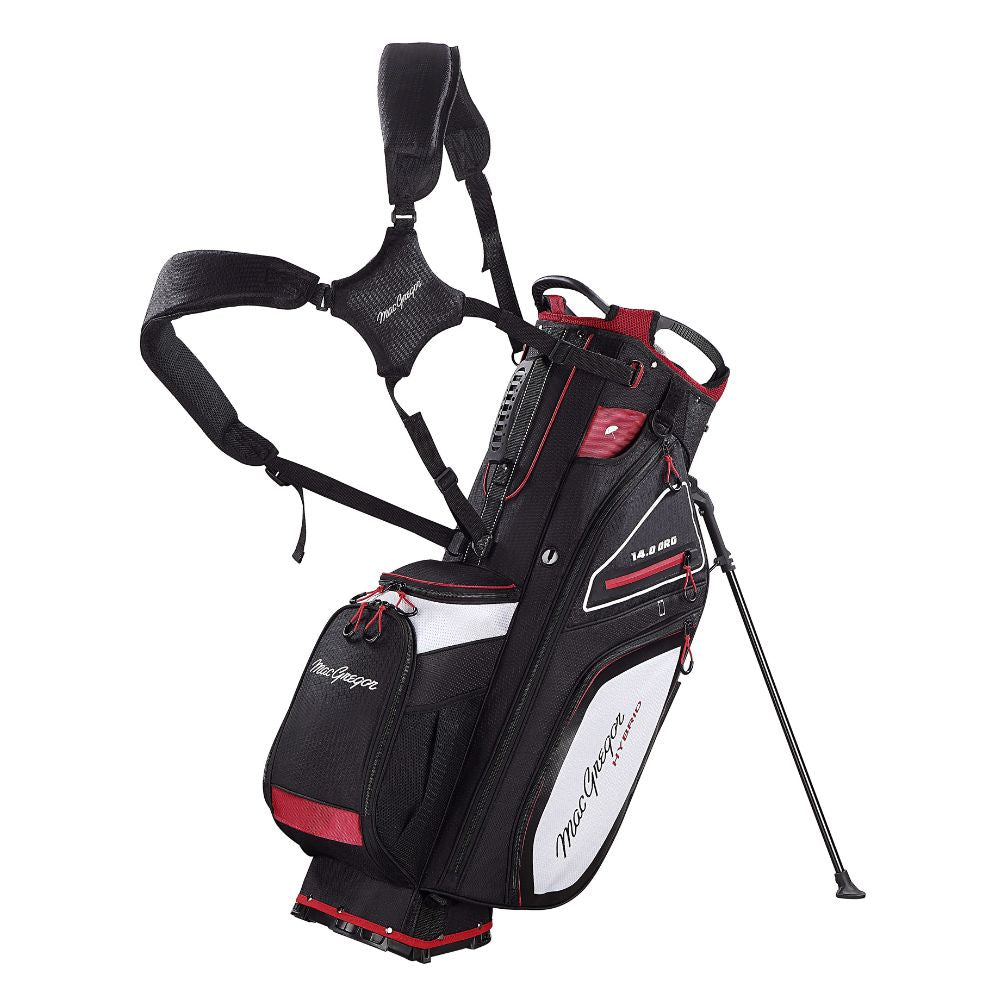MacGregor Paramount Hybrid Golf Stand Bag Black/Red