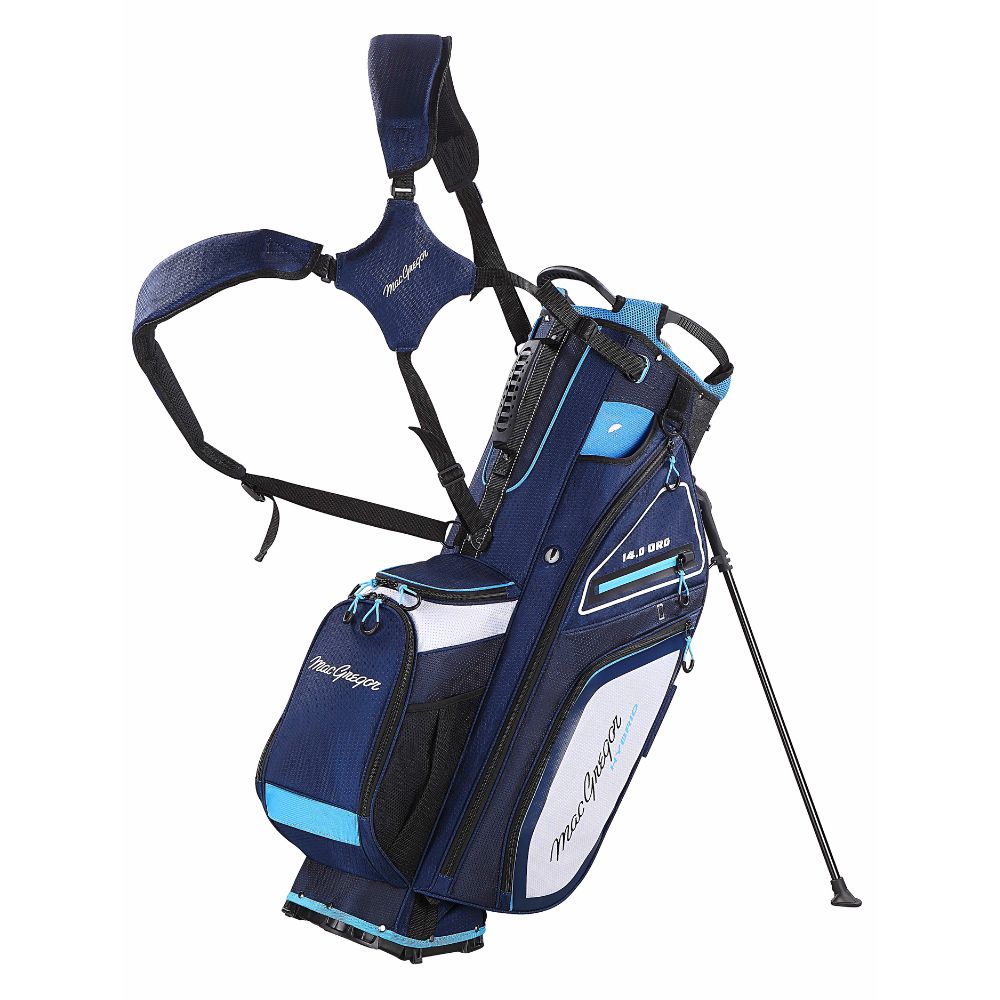 MacGregor Paramount Hybrid Golf Stand Bag Navy/Sky