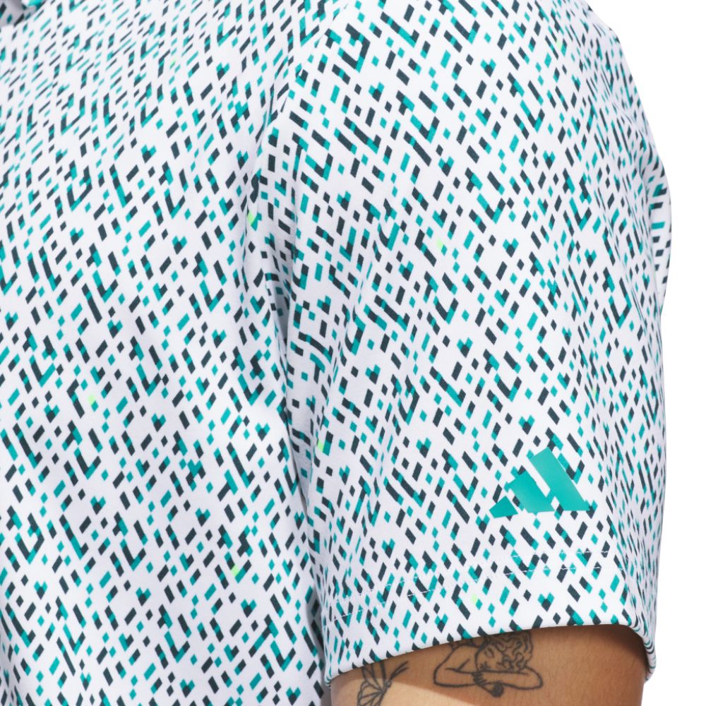 adidas Ultimate365 Micro Argyle Mens Golf Polo Shirt 2025 - JL5270