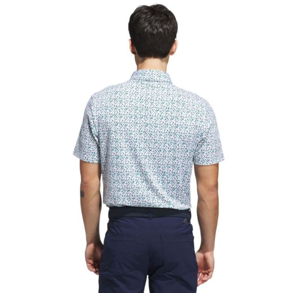 adidas Ultimate365 Micro Argyle Mens Golf Polo Shirt 2025 - JL5270
