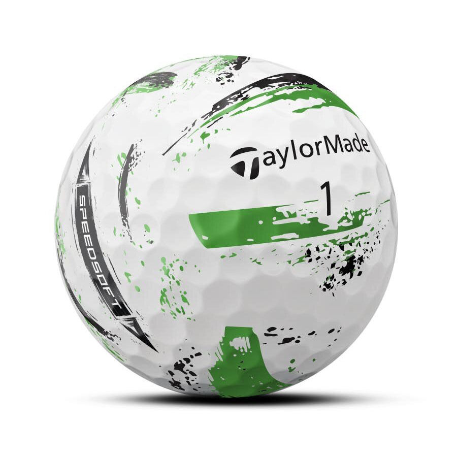 TaylorMade Golf SpeedSoft Ink - Single Golf Balls 2024 - All Colours Green  
