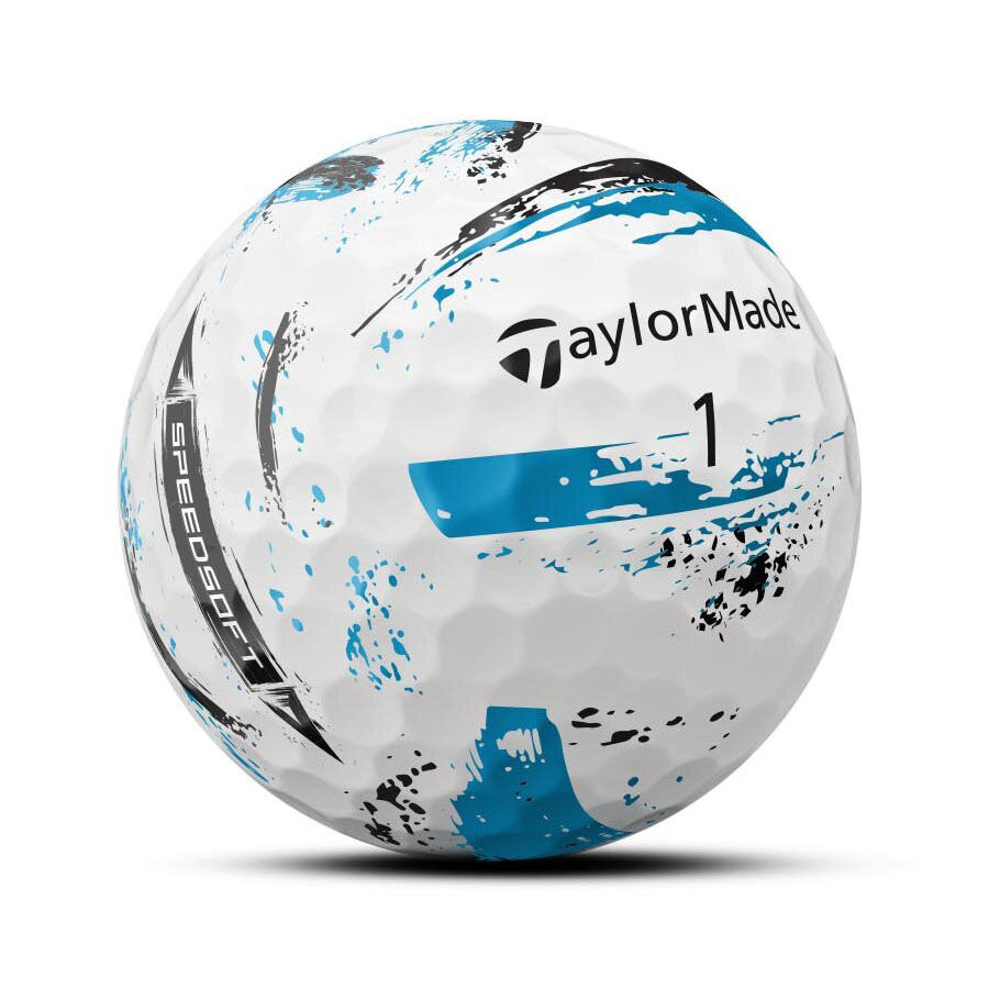 TaylorMade Golf SpeedSoft Ink - Single Golf Balls 2024 - All Colours Blue  