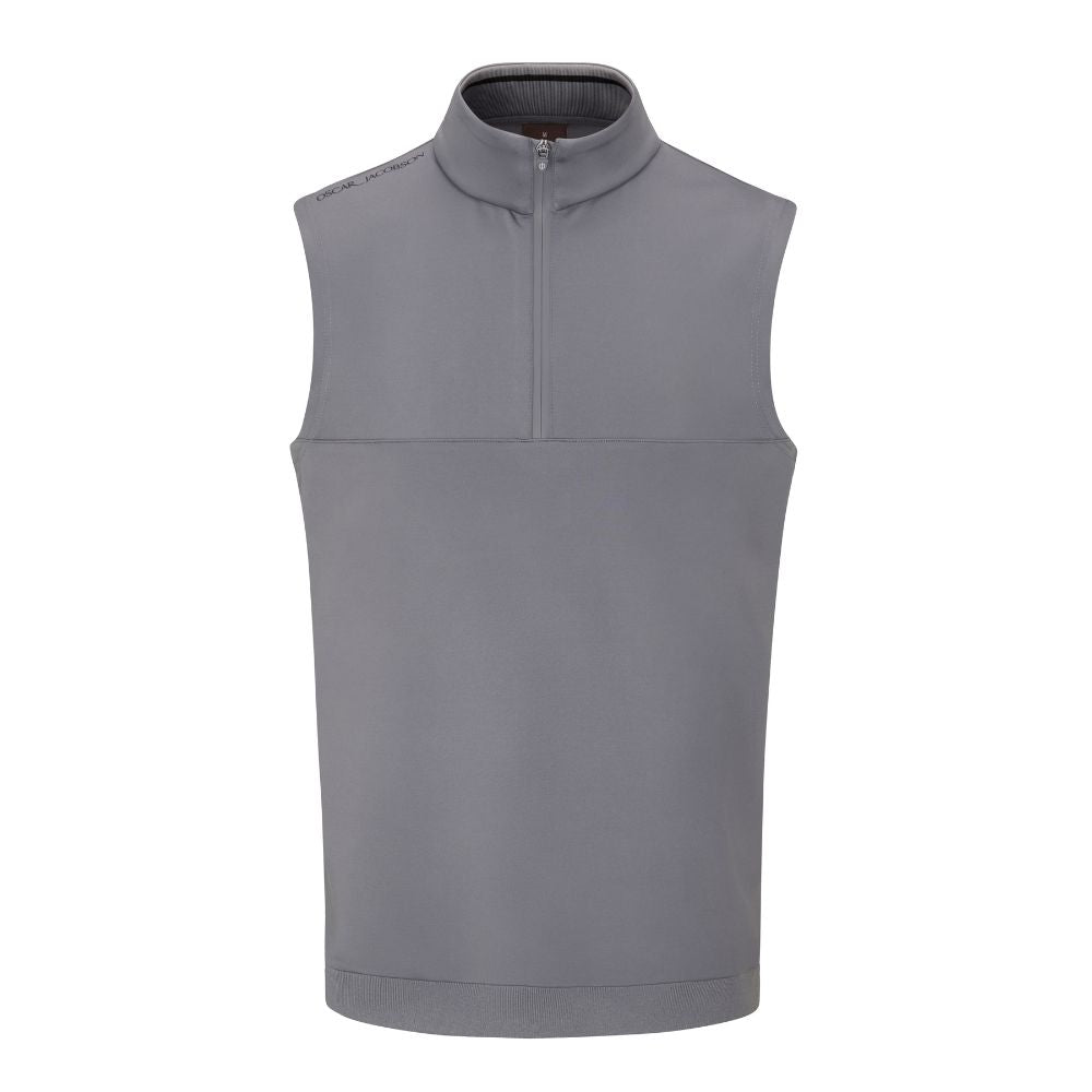 Oscar Jacobson Westland Sleeveless Mens Pullover Golf Top 2025 - Pewter Pewter M