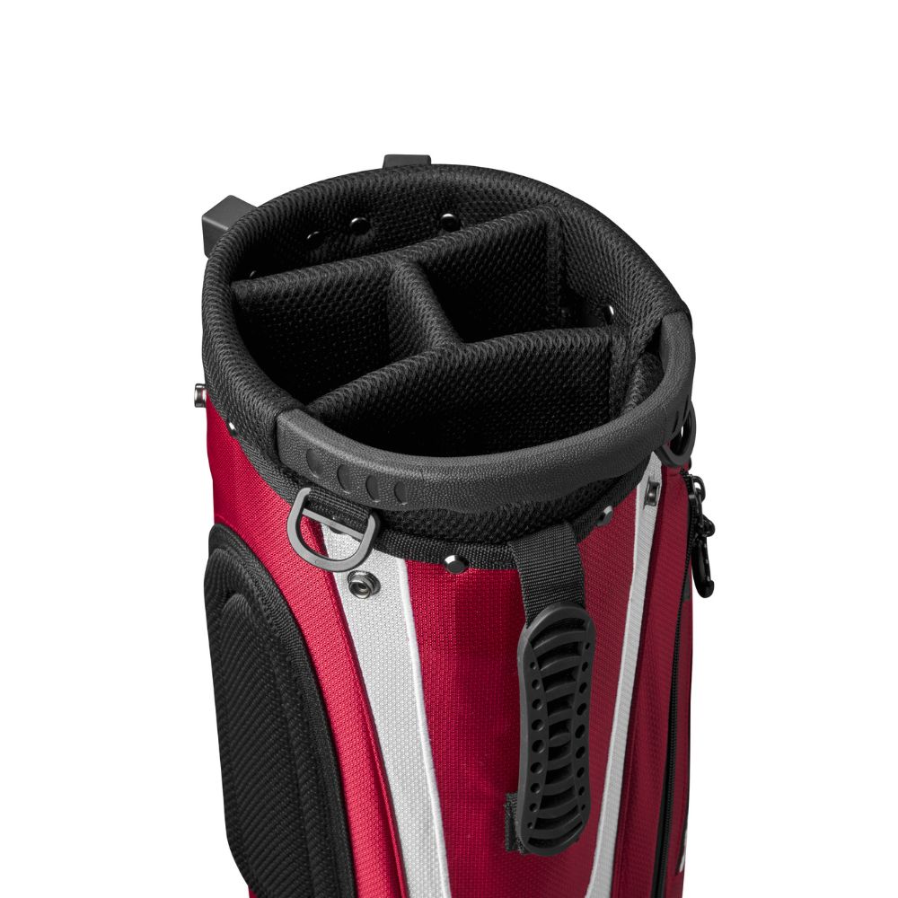 Wilson Quiver Lightweight Golf Stand Bag 2025 - Red / White / Black