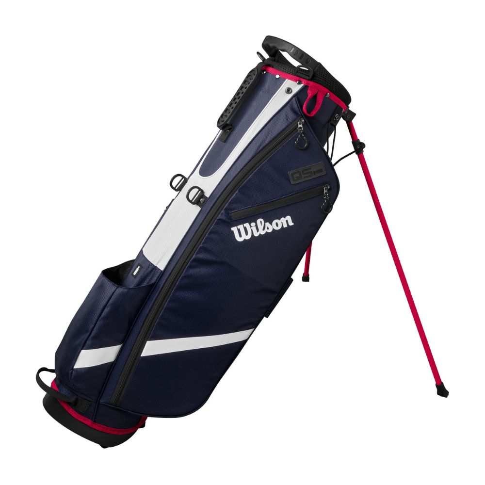 Wilson Quiver Lightweight Golf Stand Bag - Navy / White / Red