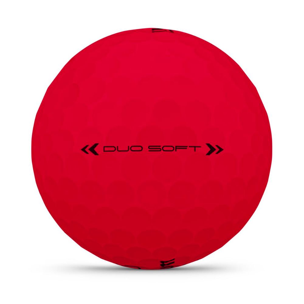 Wilson Golf Duo Soft Golf Balls - Red