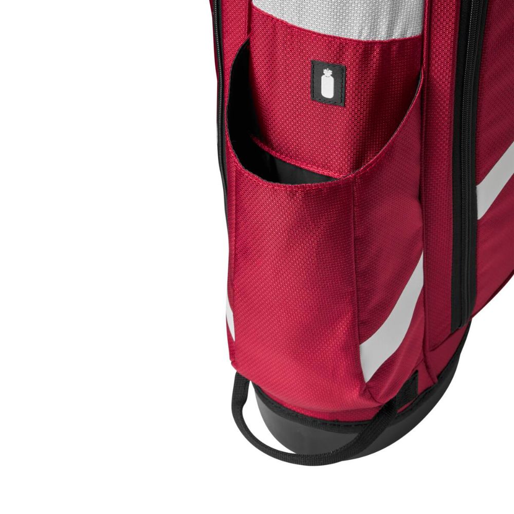 Wilson Quiver Lightweight Golf Stand Bag - Red / White / Black