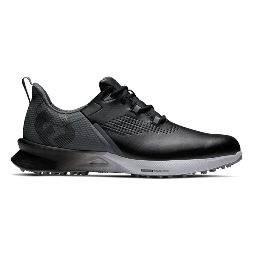 Footjoy Fuel Mens Spikeless Golf Shoes 55451 Black / Charcoal / Silver 55451 6