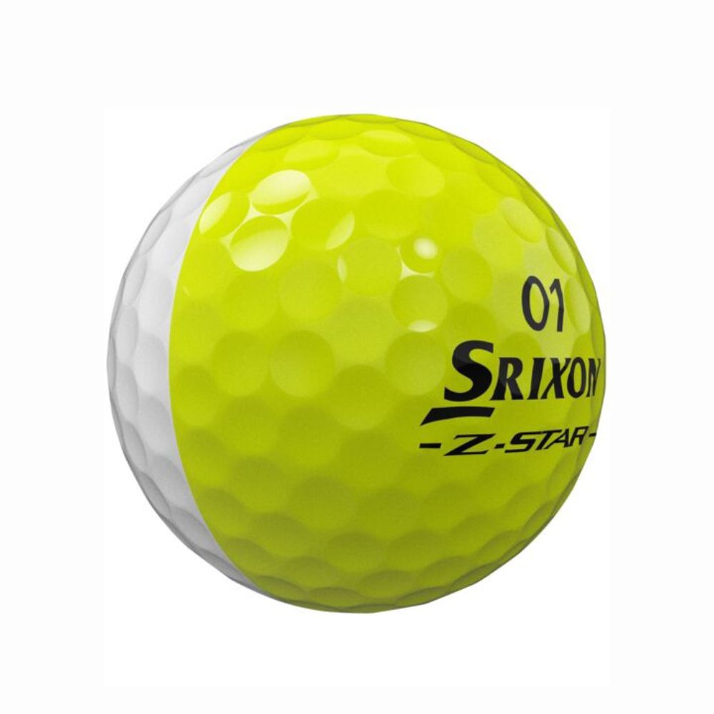 Srixon Z-Star Gen 9 Divide Golf Balls 2025 - White / Yellow