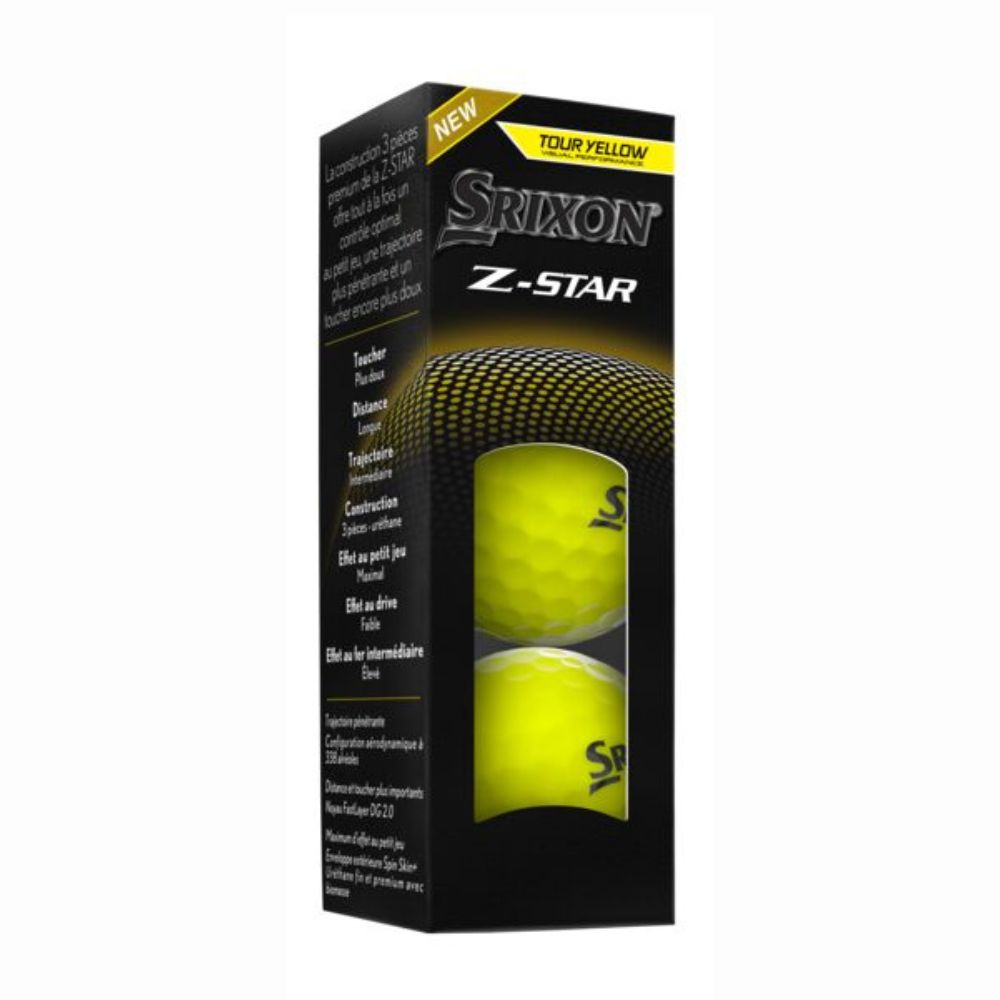 Srixon Z-Star Gen 9 Golf Balls 2025 - Tour Yellow